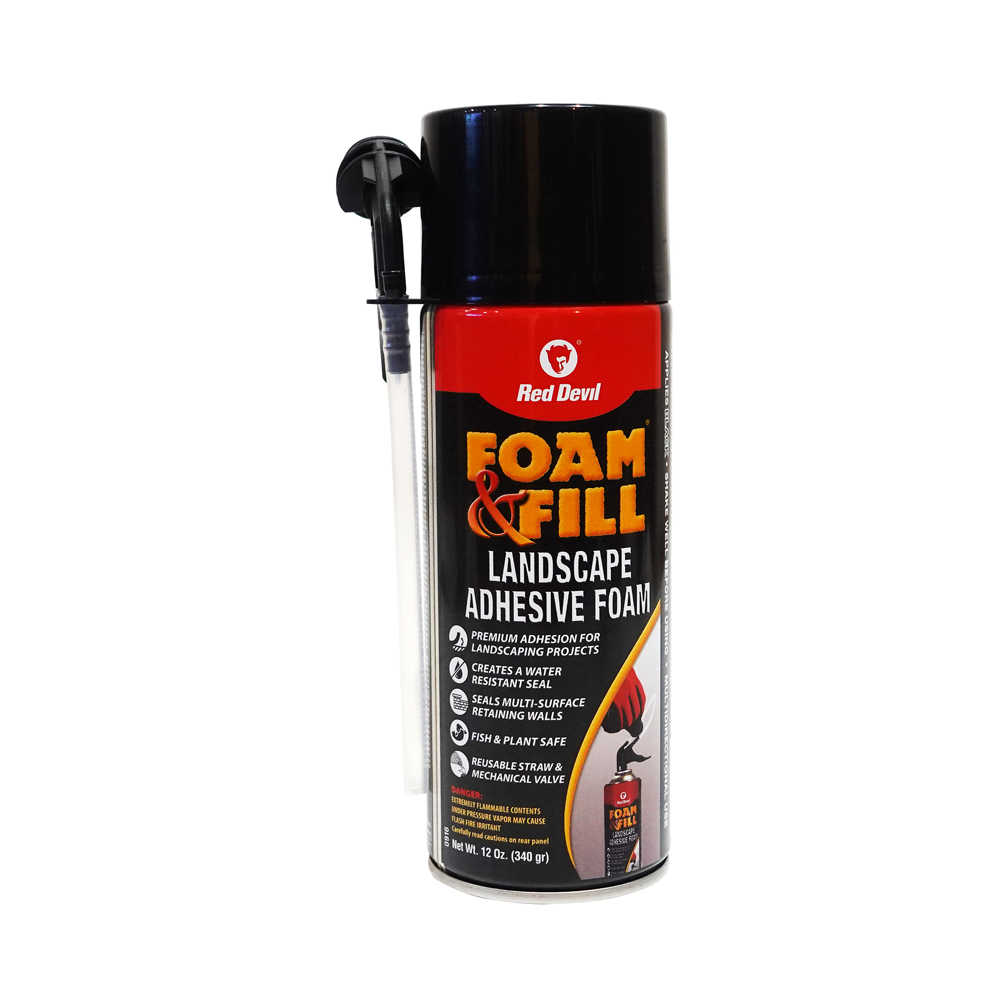 Spray Foam Insulation Red Devil Foam & Fill Expanding Poly Sealant 12